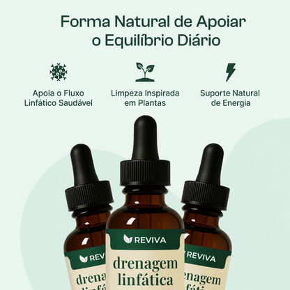 Reviva® Gotas para Drenagem Linfática