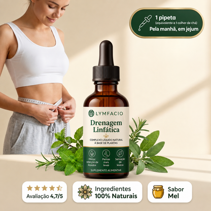 LYMFACIO® Gotas para Drenagem Linfática..