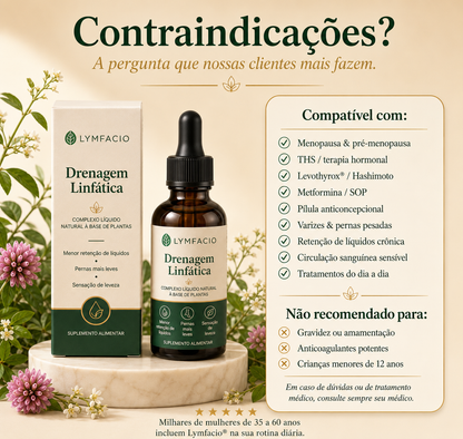 LYMFACIO® Gotas para Drenagem Linfática..