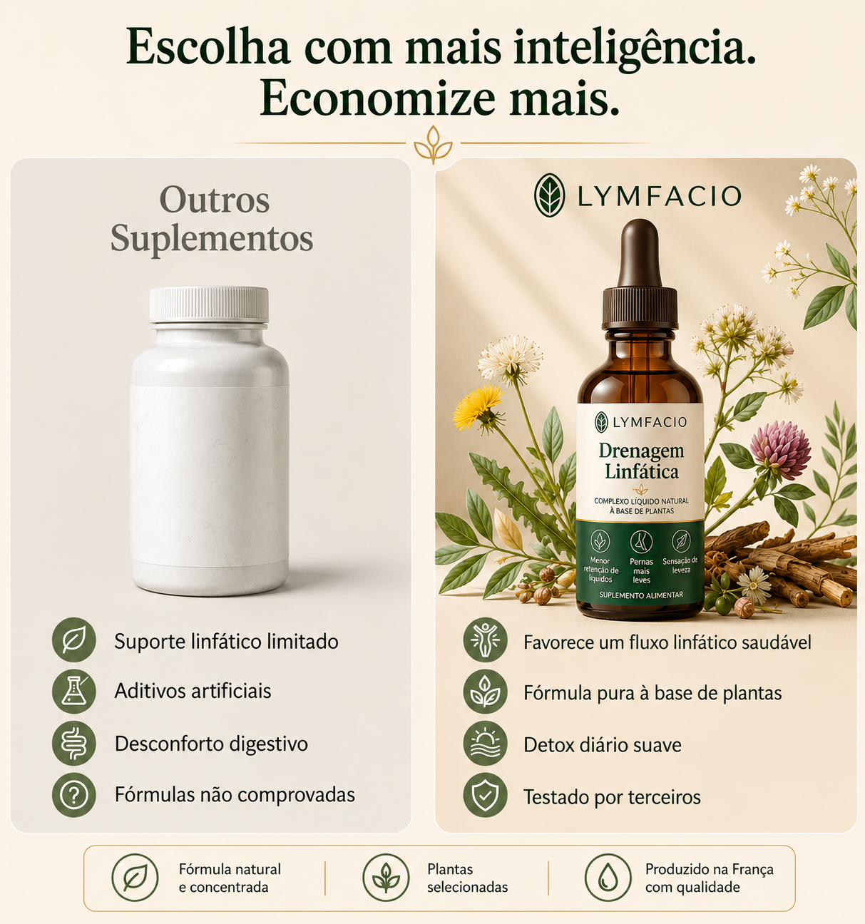 LYMFACIO® Gotas para Drenagem Linfática..